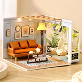 ELMAS Enchanted Dollhouse Kit with LED Lights & Furniture - Al Masam Stationery LLC